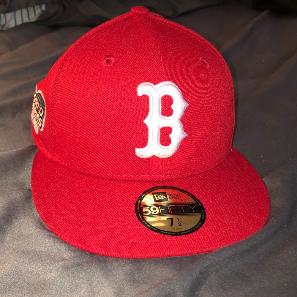 New Era Boston Word Series Fitted (7 1/2)
